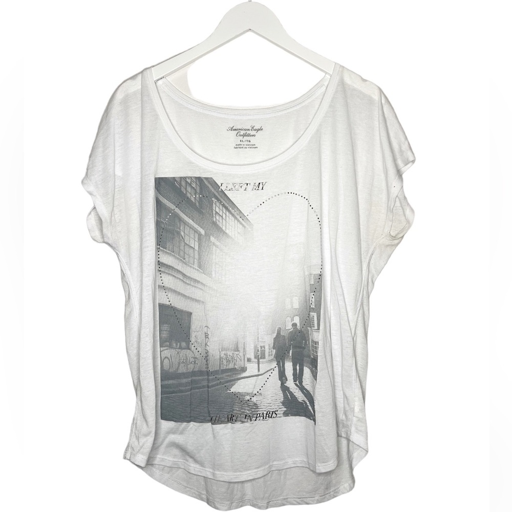 American Eagle Paris Linen Shirt Size XL